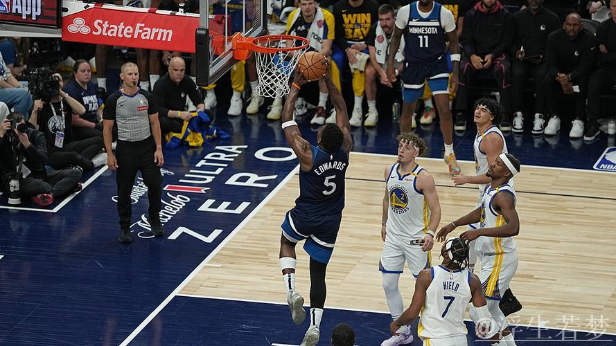 森林狼击败勇士后近7场豪取6胜，仅领先第七太阳2场胜差